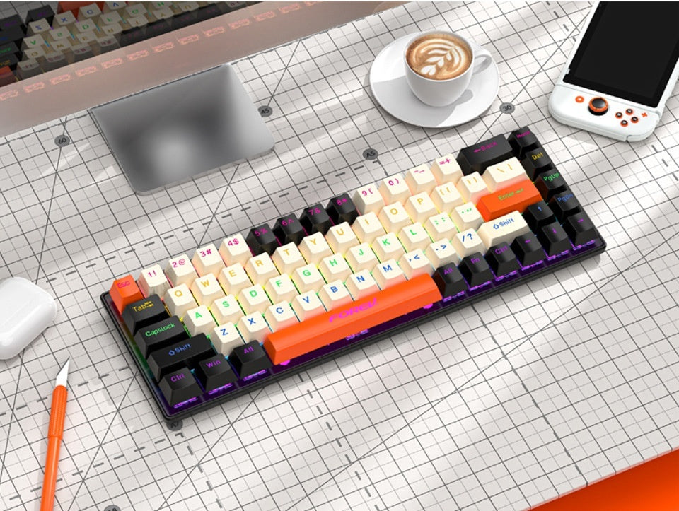 Wired Gaming Electronic Sports Customized Three-model Mechanical Keyboard