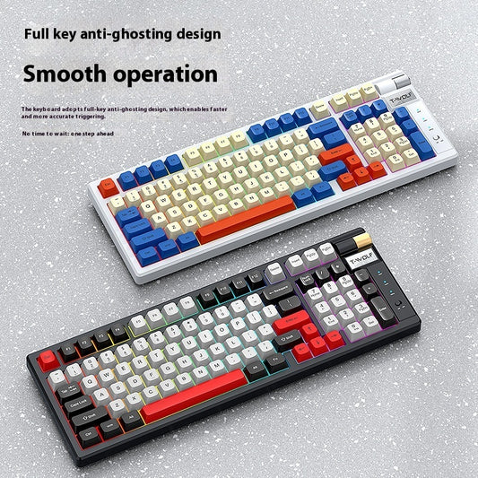 Bluetooth Mechanical Gaming Keyboard - RGB Backlit Wireless