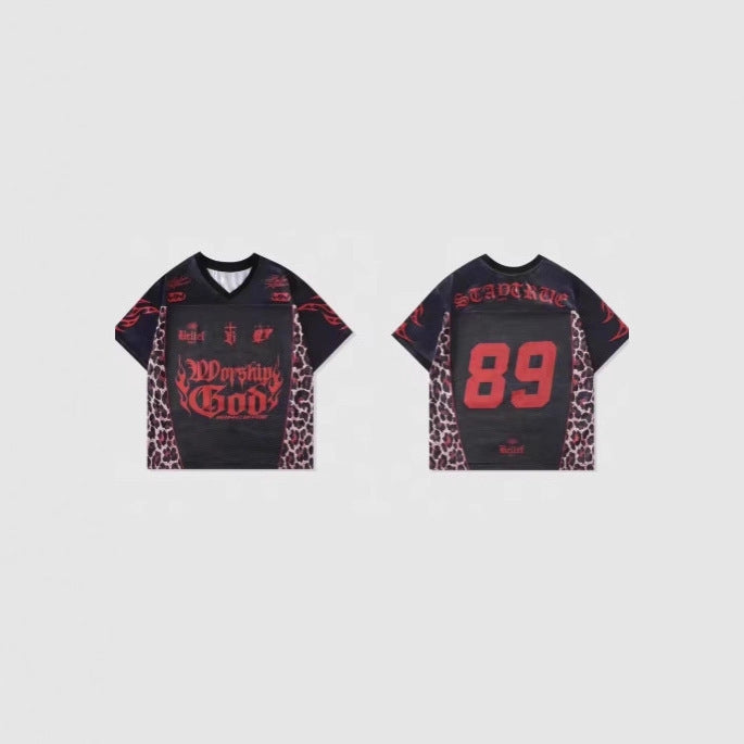 Men's Basketball 3D Printing Flower Street Style Short Sleeve