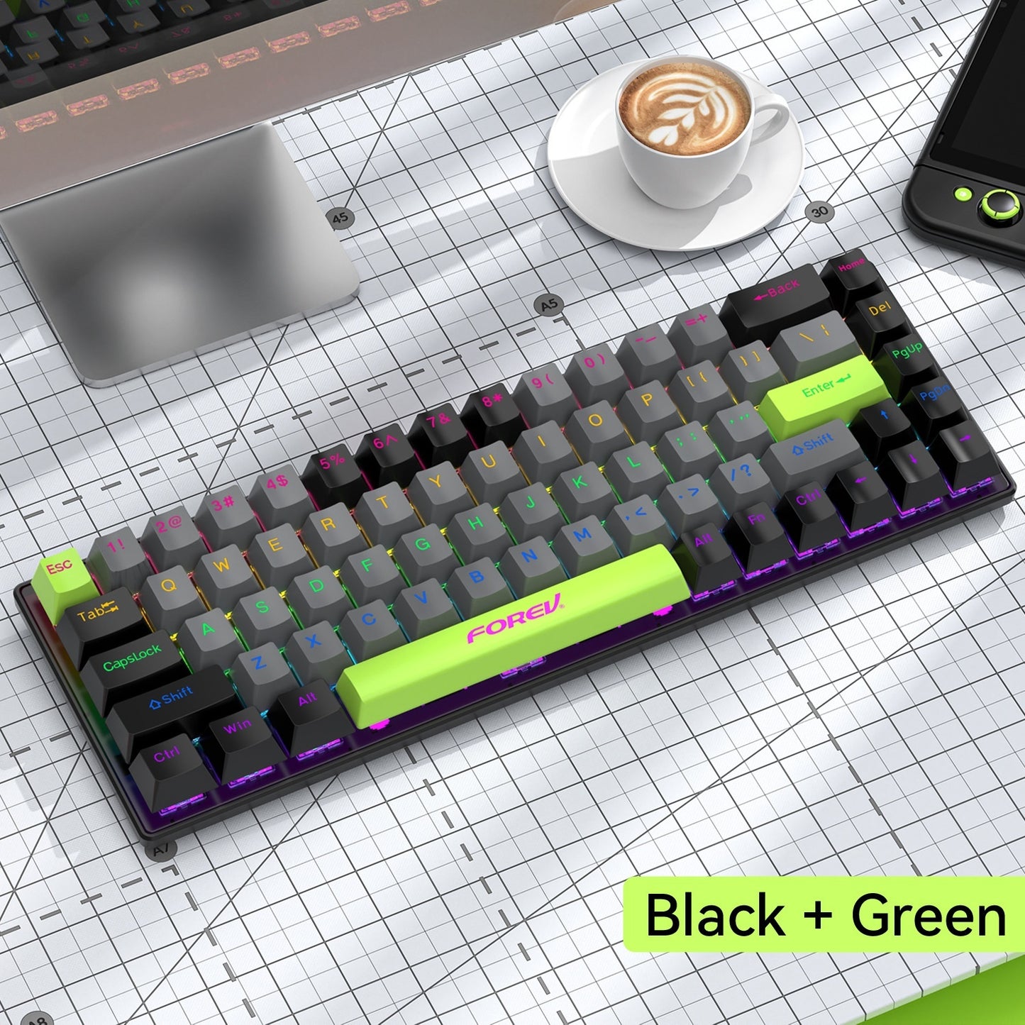 Wired Gaming Electronic Sports Customized Three-model Mechanical Keyboard