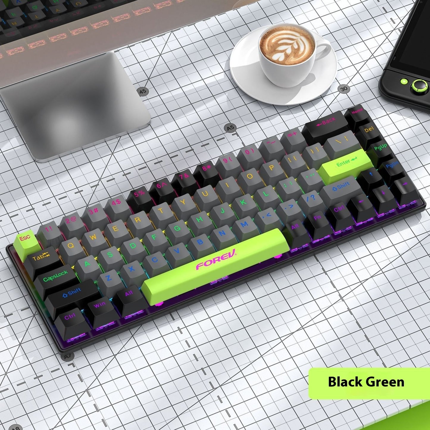 Wired Gaming Electronic Sports Customized Three-model Mechanical Keyboard